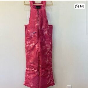 Pink Snow Bib Overalls